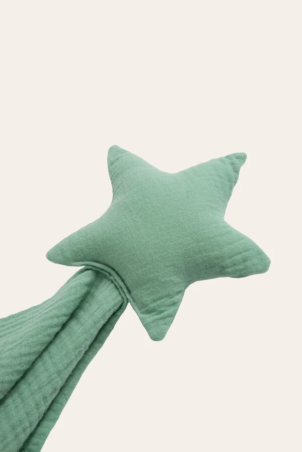 Naninha Estrela Gaze Verde Menta