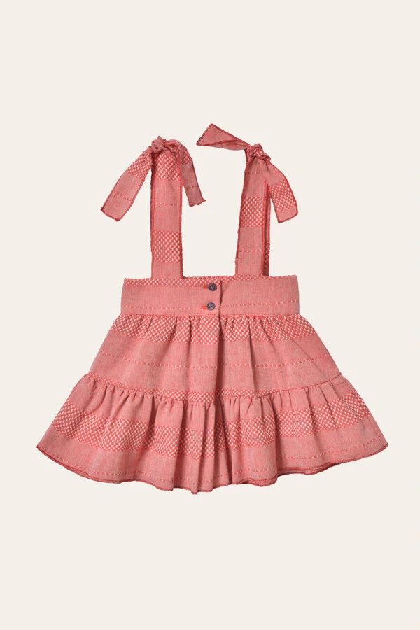 Vestido Tina Listra Vermelho