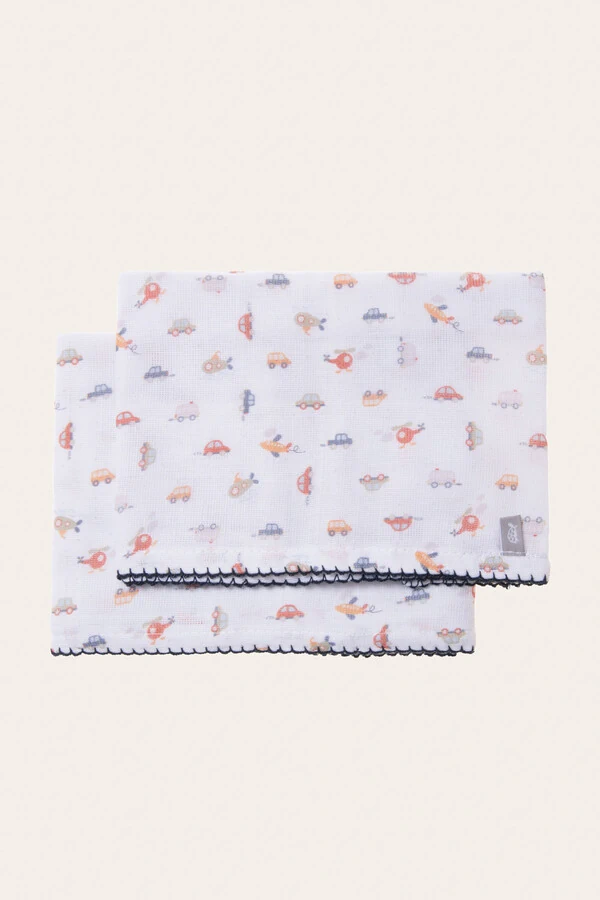 Kit Fralda Carrinhos 2 Peças