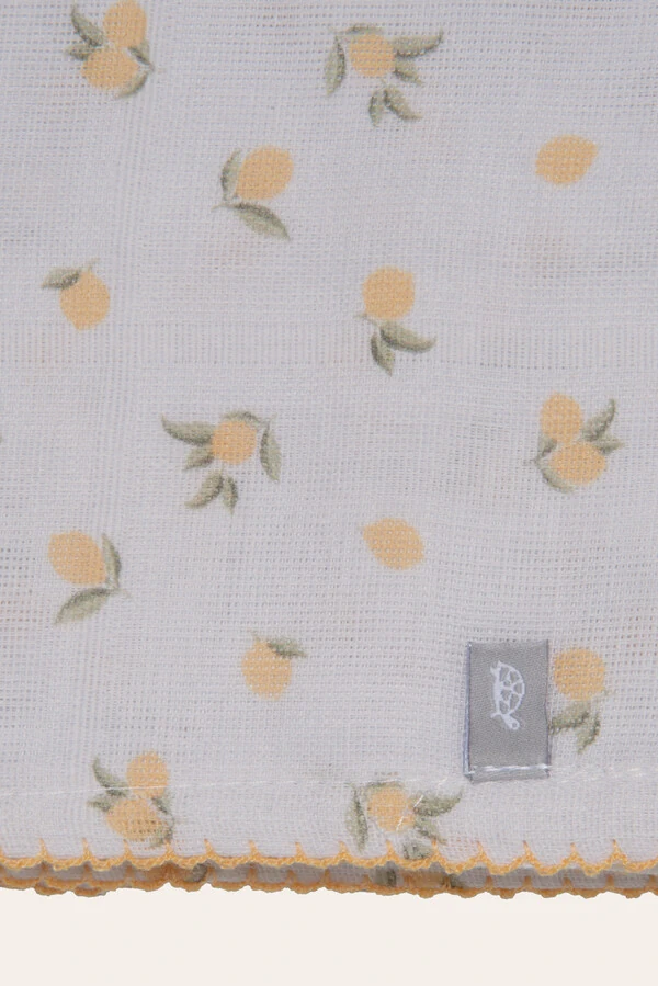 Kit Fralda Estampa Limão Mostarda
