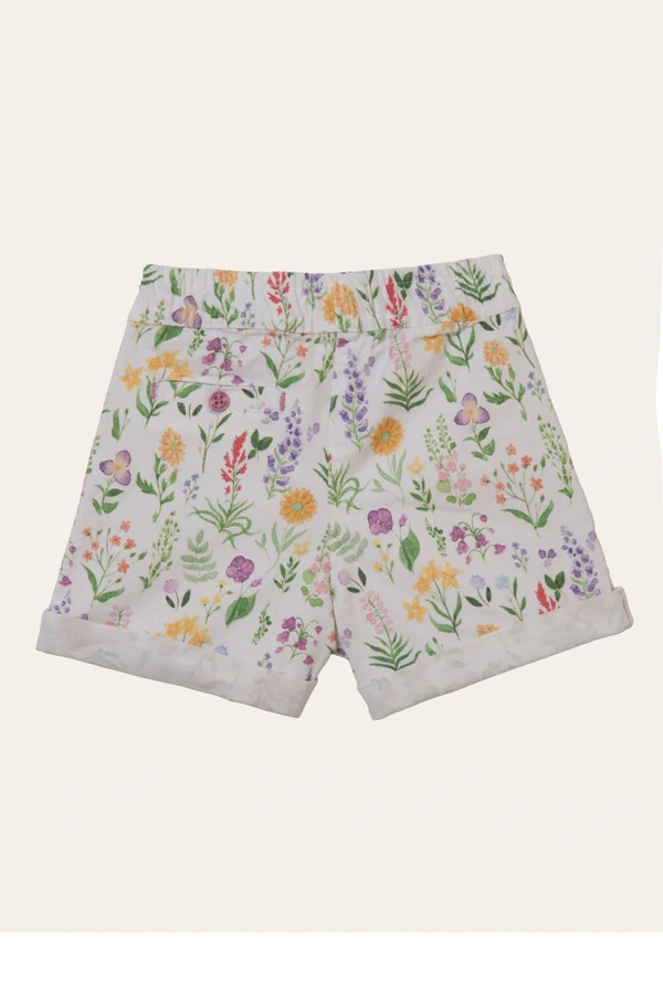 Shorts Milu Botânica Colorido