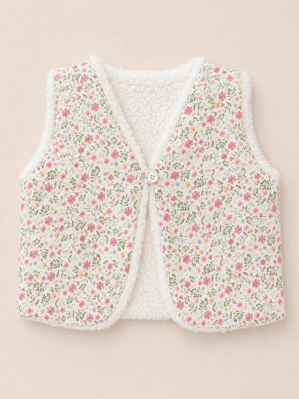 Colete Veludinho Floral Dream Colorido