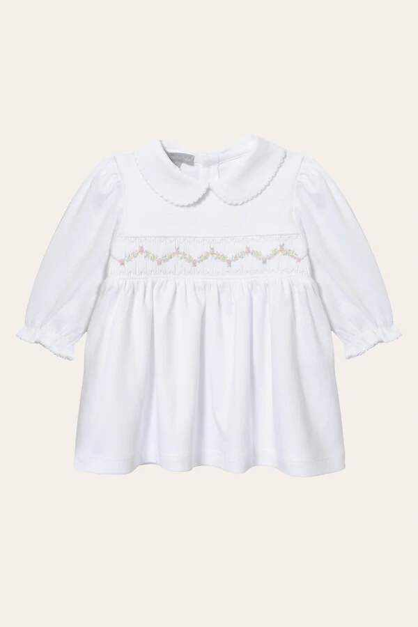 Vestido Florzinha Pima Branco