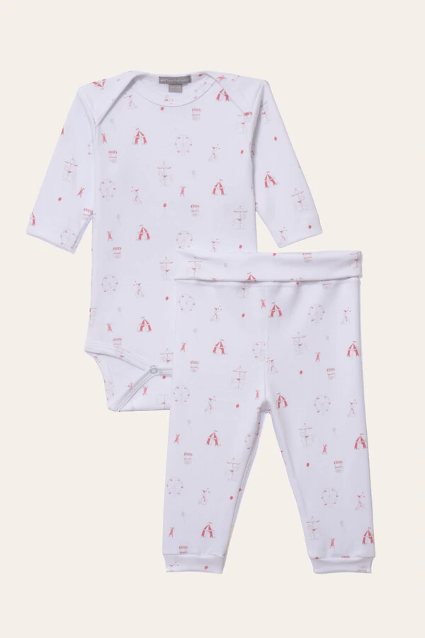 Conjunto Algodão Egípcio Circus Colorido