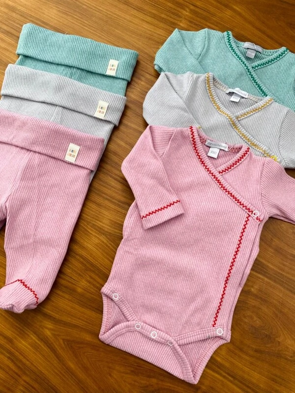 Conjunto Kimono Canelado Rose