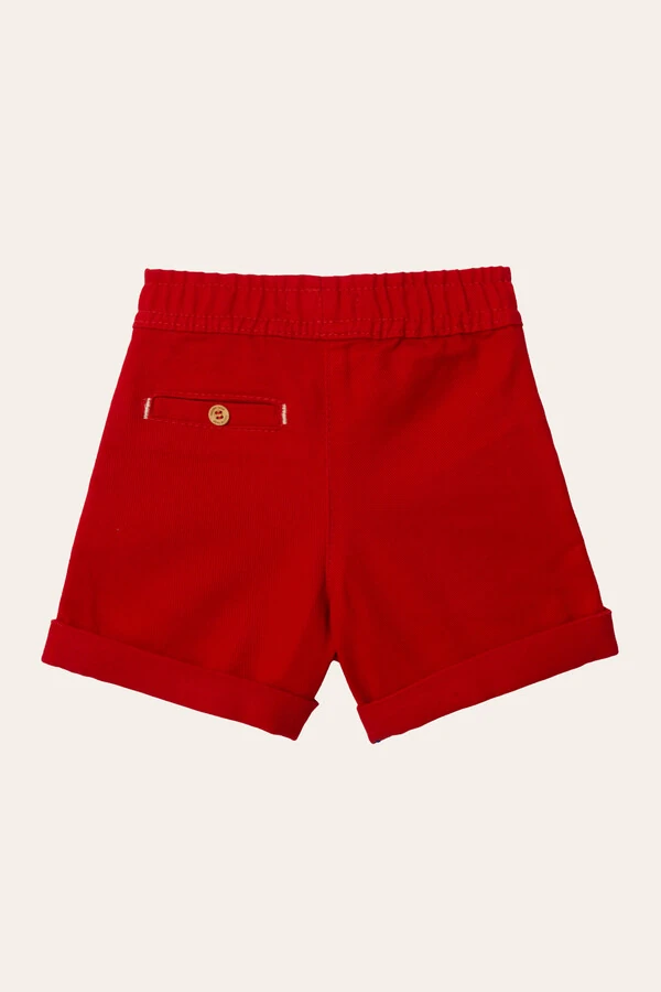 Shorts Milu Sarja Vermelho