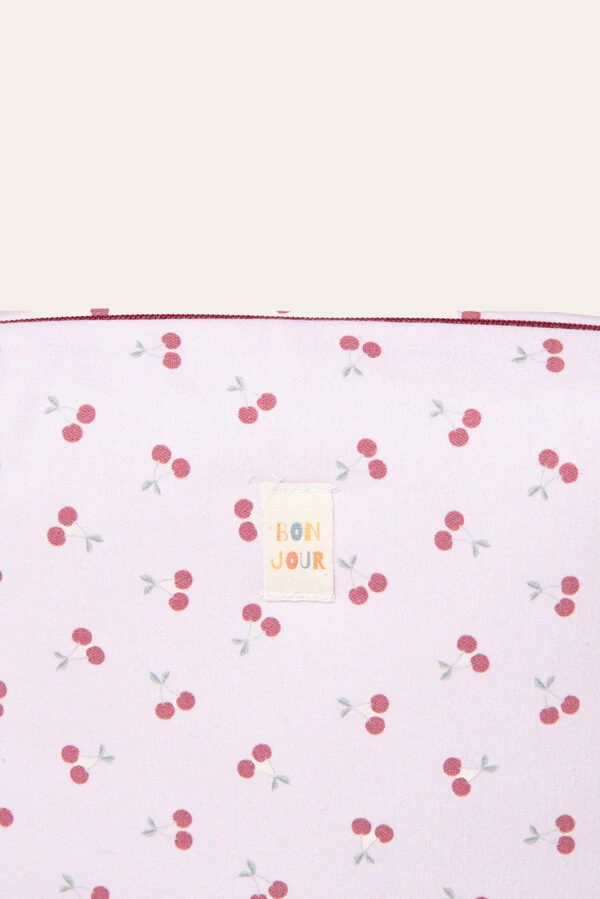 Necessaire Cereja Rosa Vinho