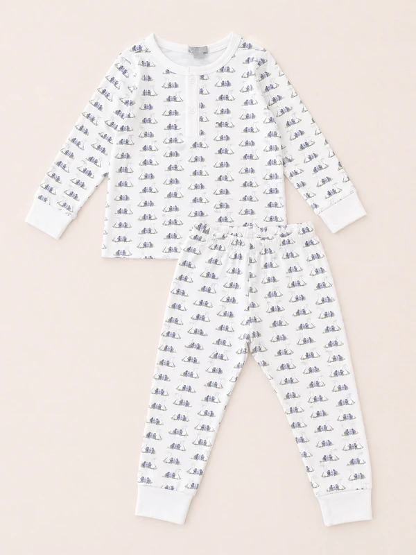 Pijama Coelho Pima Azul