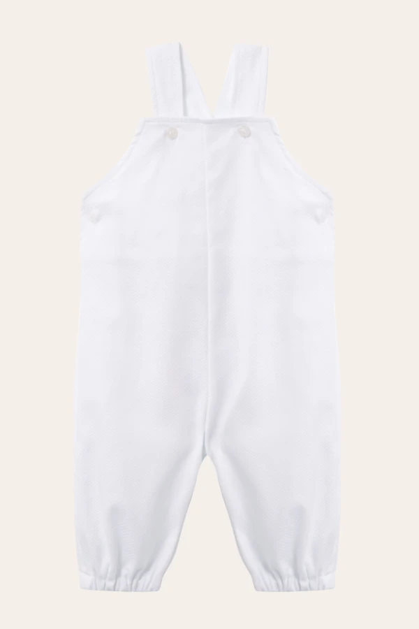 Jardineira Vida Piquet Branco