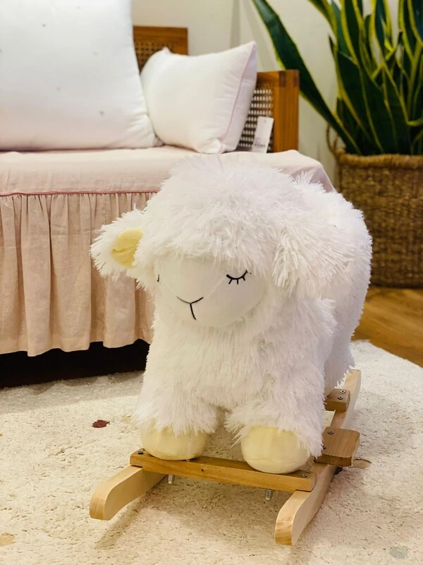 Ovelha Peludinha Balanço Musical Branco