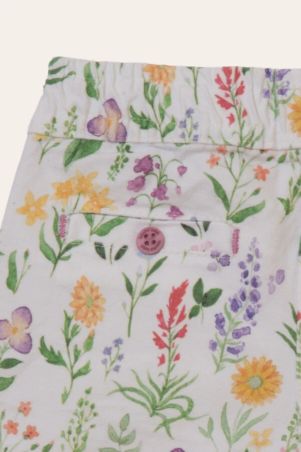 Shorts Milu Botânica Colorido