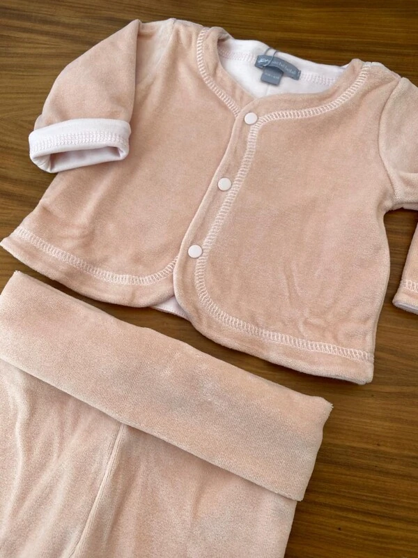 Conjunto Dupla Face Plush Nude