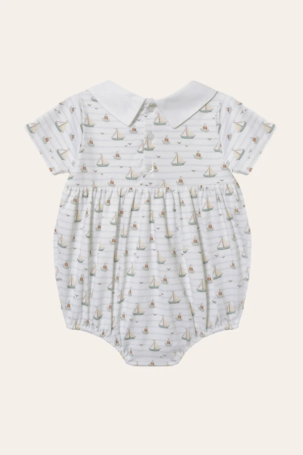 Macacão Curto Barquinho Pima Colorido