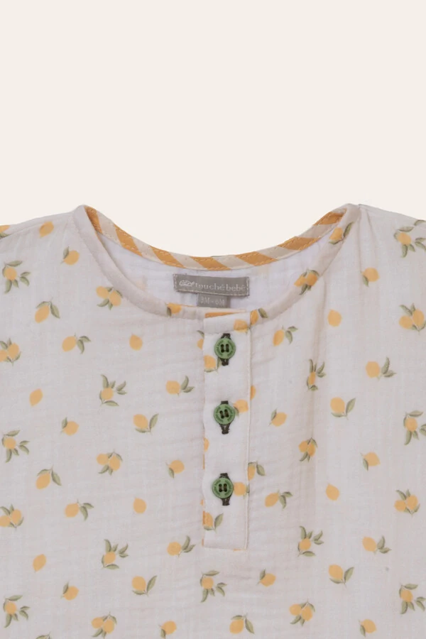 Pimpão Gaze Limão Off White Mostarda