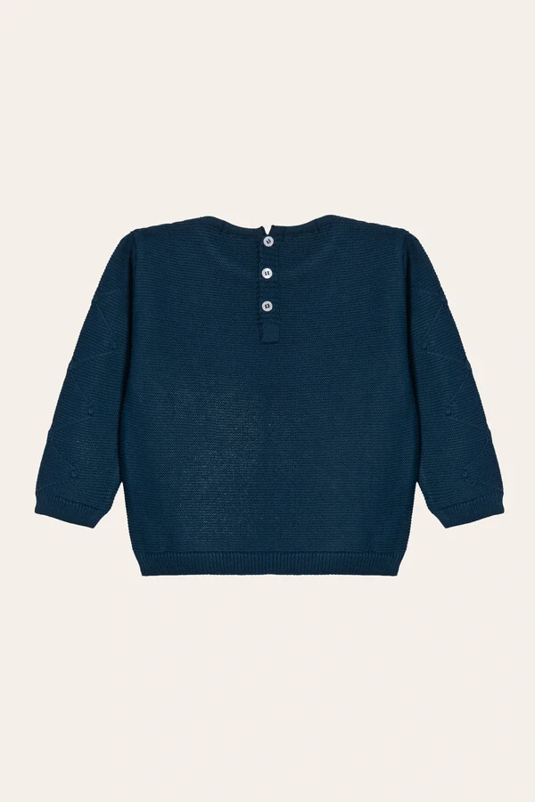 Casaco Tricot Fortaleza Índigo