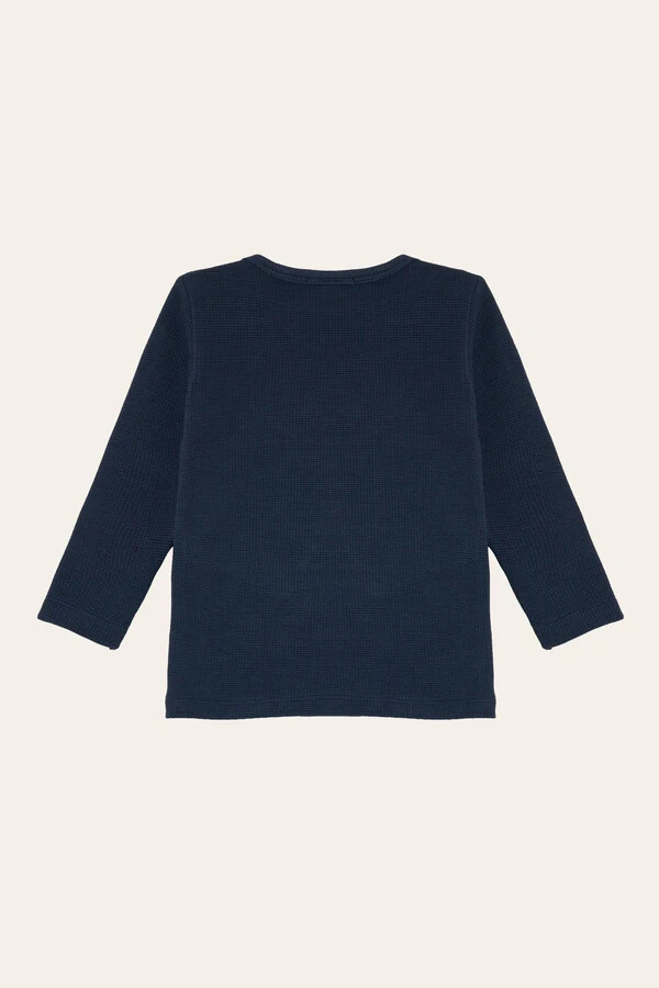 Conjunto Felicidade Waffle Azul