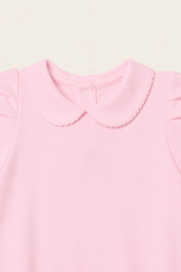 Body Gola Menina Pima Rosa