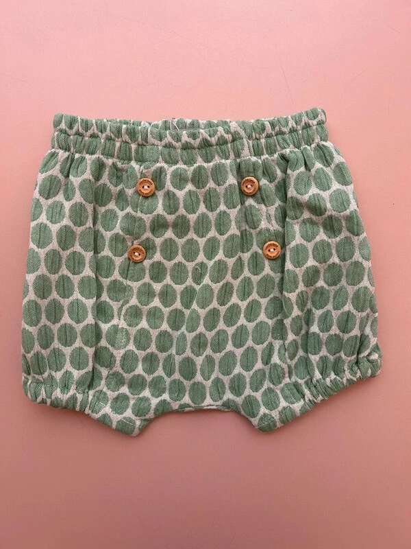 Shorts Sabiá Poá Verde