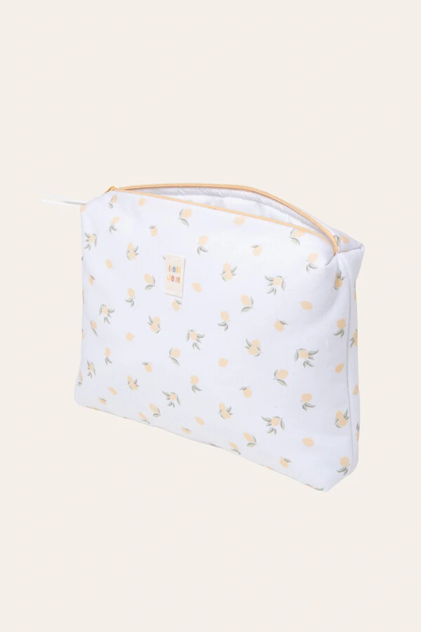 Necessaire Limão Off White Mostarda