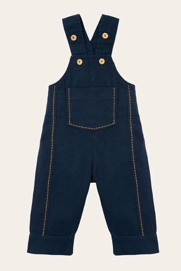 Jardineira Amor Azul Marinho