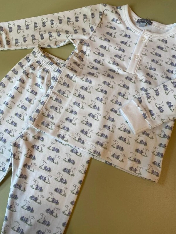 Pijama Coelho Pima Azul