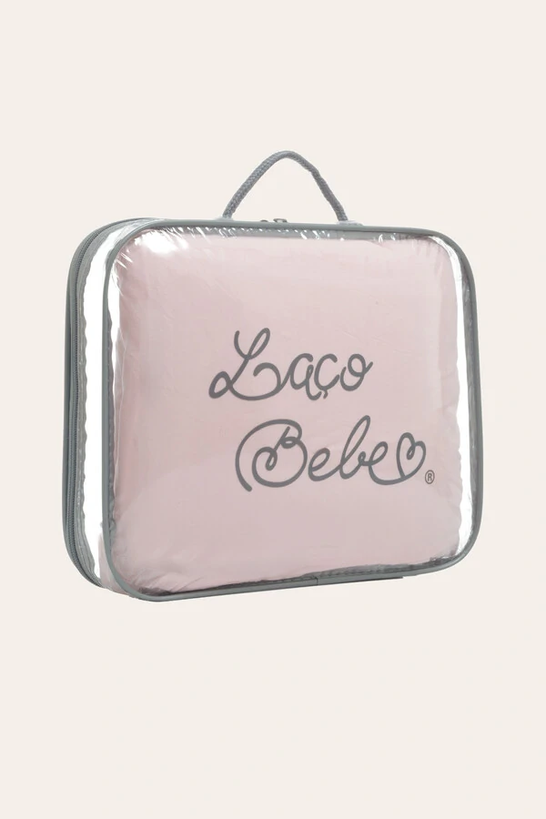 Edredom Nuvem Rosa Bebê