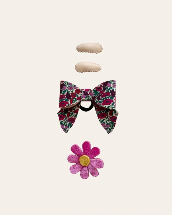 Kit Fivelas Liberty Margarida Tons de Rosa