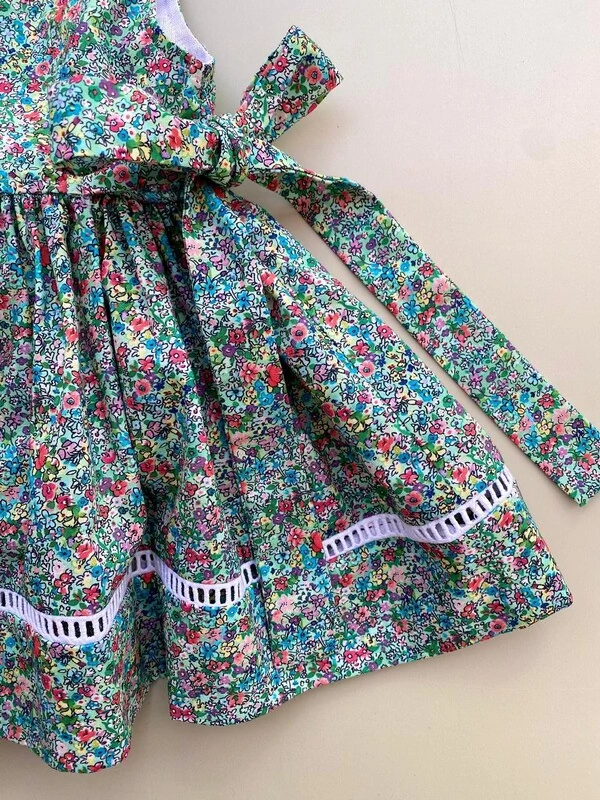 Vestido Alice Floral Miúdo Colorido