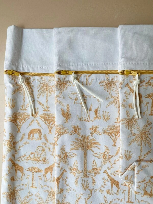 Kit Saquinho Toile du Jouy Mostarda