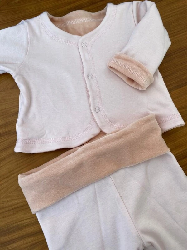 Conjunto Dupla Face Plush Nude