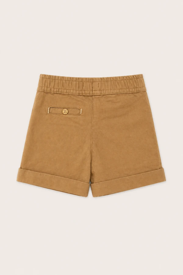 Shorts Milu Sarja Marrom