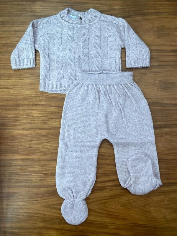 Conjunto Trancoso Lã Rosa Claro