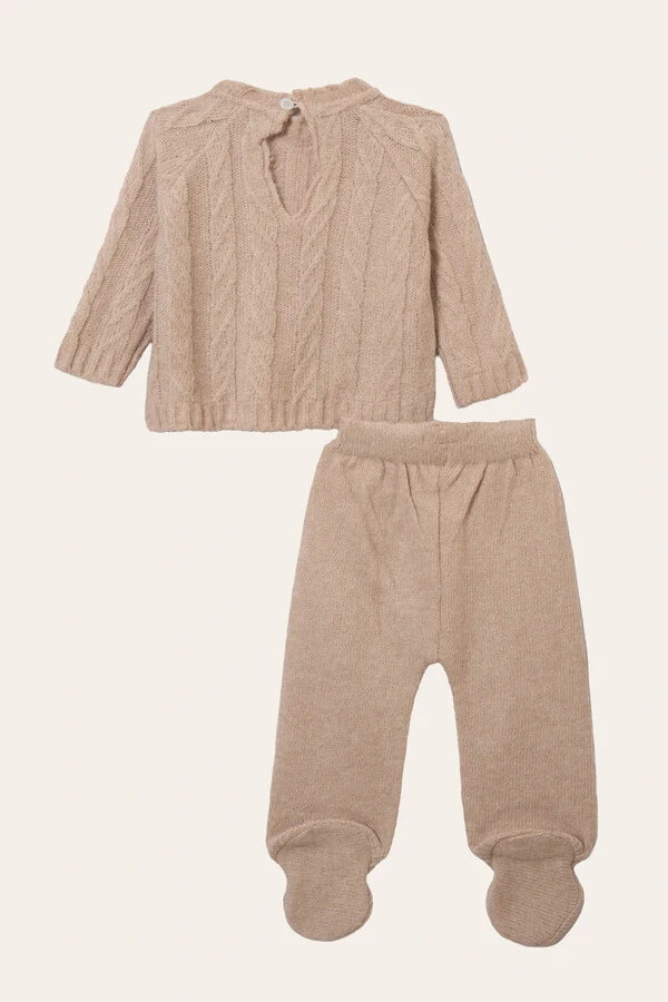 Conjunto Trancoso Lã Rosa Claro