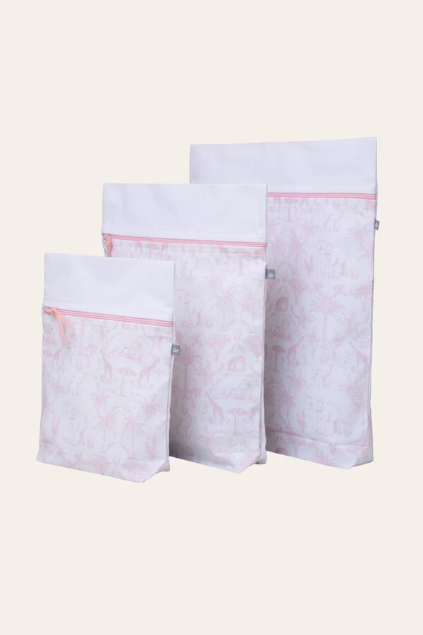 Kit Saquinho Toile du Jouy Rosa
