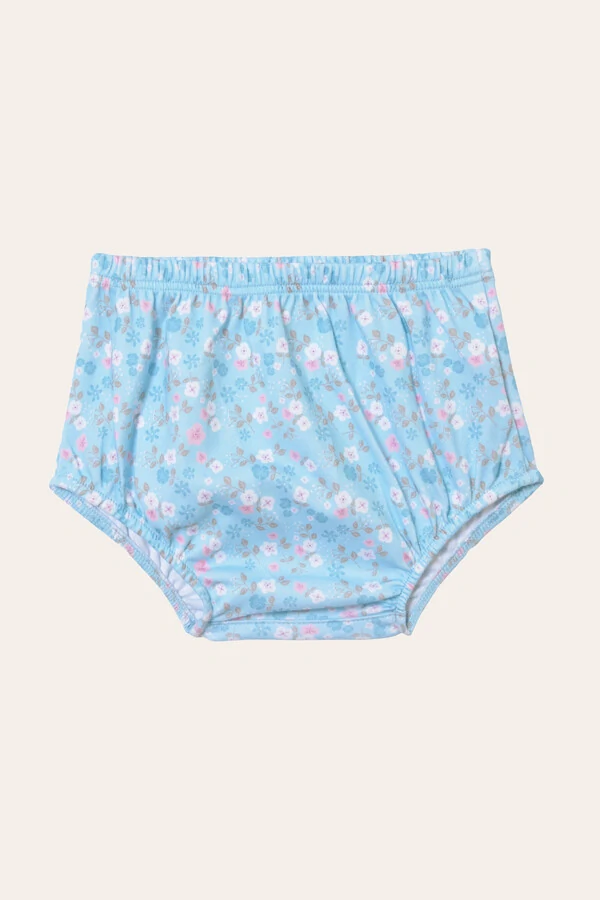 Vestido Floral Pima Azul