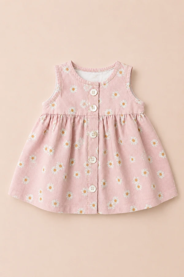 Vestido Manu Daisy Rosa