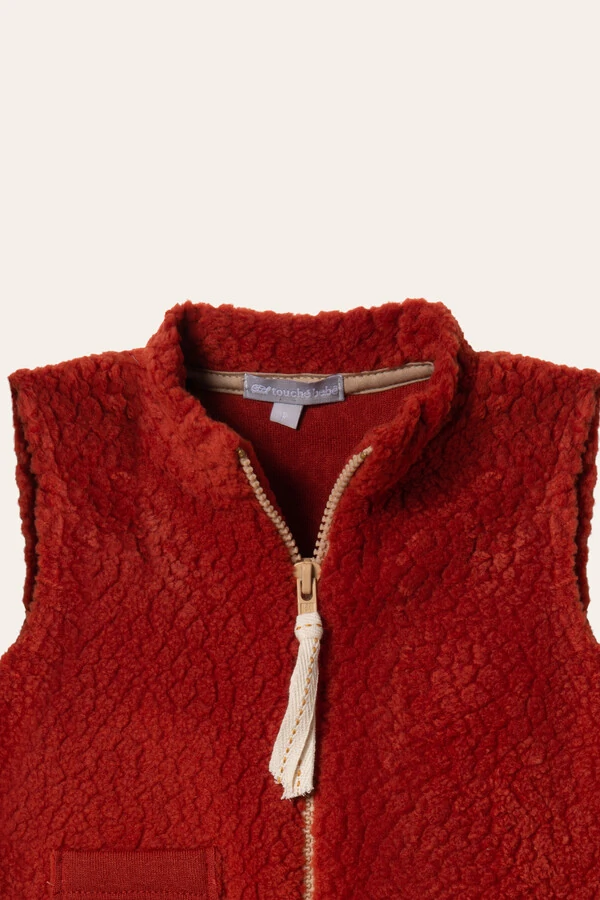 Colete Pelinho Terracota