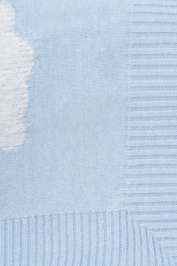 Manta Nuvem Colo Azul Bebê