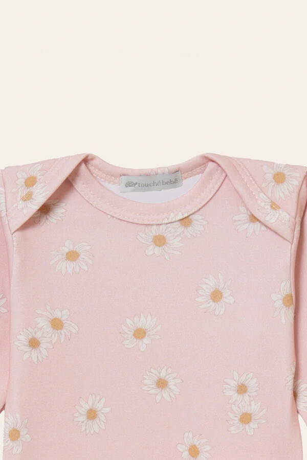 Conjunto Daisy Algodão Egípcio Rosa