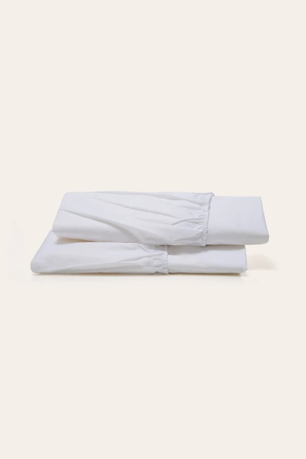 Kit Lençol de Elástico Avulso Berço Branco