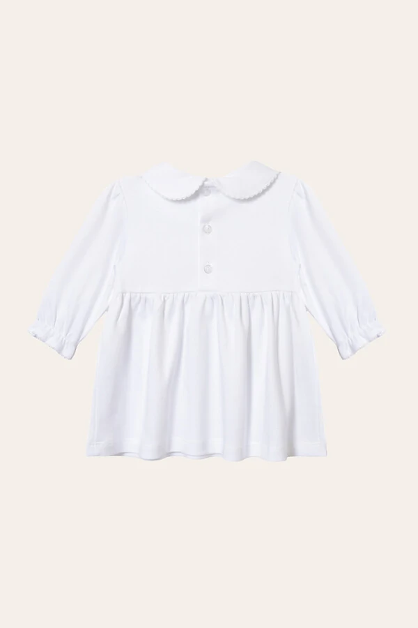 Vestido Florzinha Pima Branco