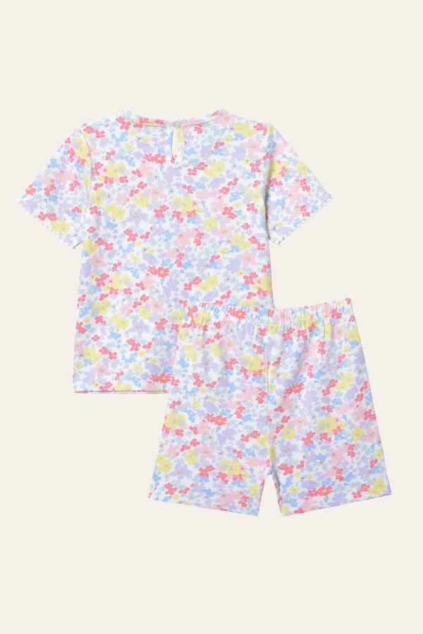 Pijama Curto Primavera Pima Colorido