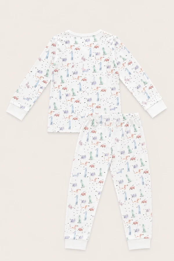 Pijama Cachorros Pima Azul