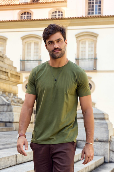 Foto Camiseta Algodão Egípcio