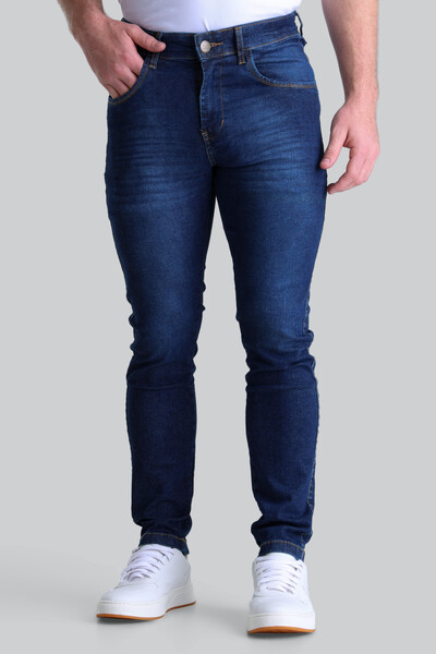Foto Calça Jeans Slim Dark Essential