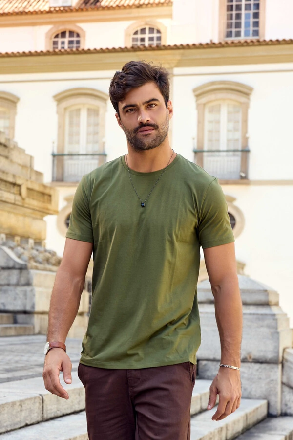 Camiseta Algodão Egípcio