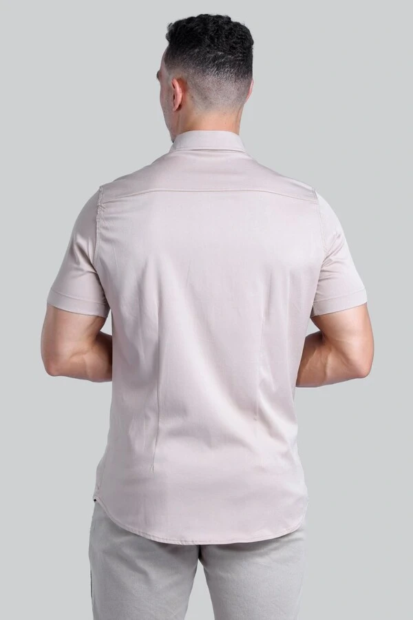 Camisa Rayon Manga Curta