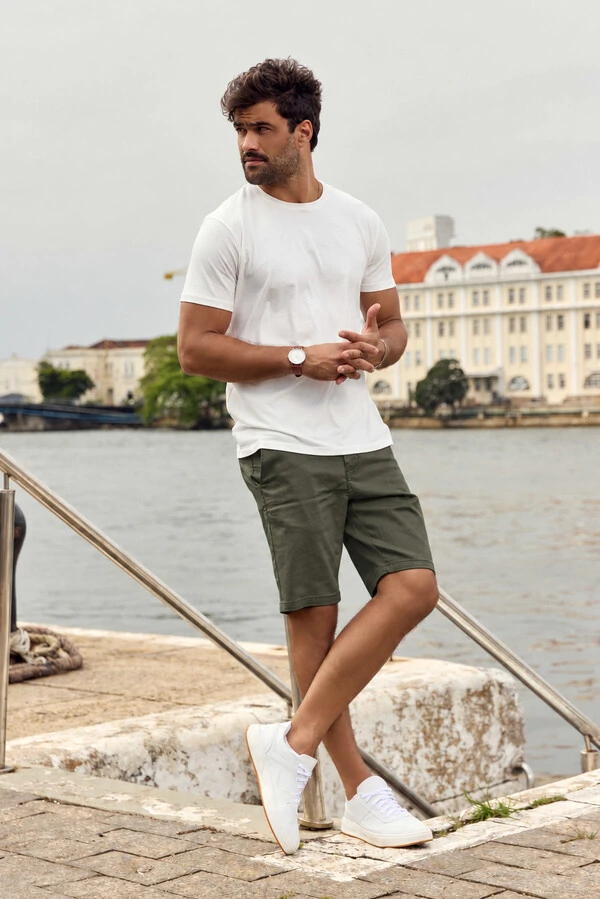 Bermuda Alfaiataria Slim London