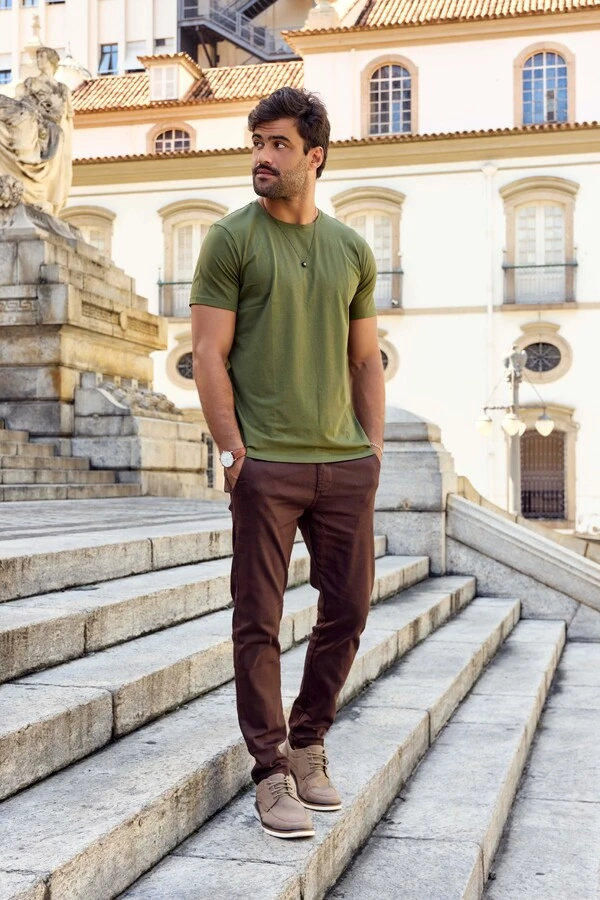 Camiseta Algodão Egípcio