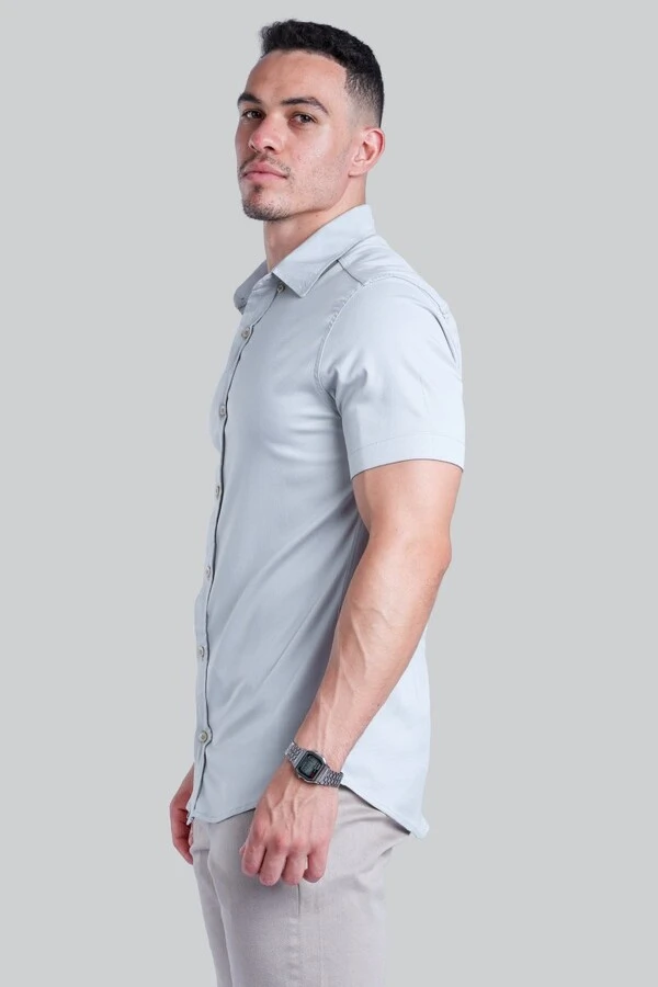 Camisa Rayon Manga Curta
